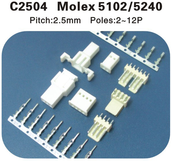   Molex5102 5240连接器 C2504